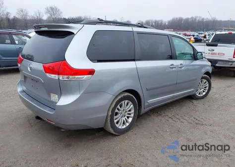2012 Toyota Sienna Xle V6 8 Passenger из США, поврежденный, VIN 5TDYK3DC9CS221648